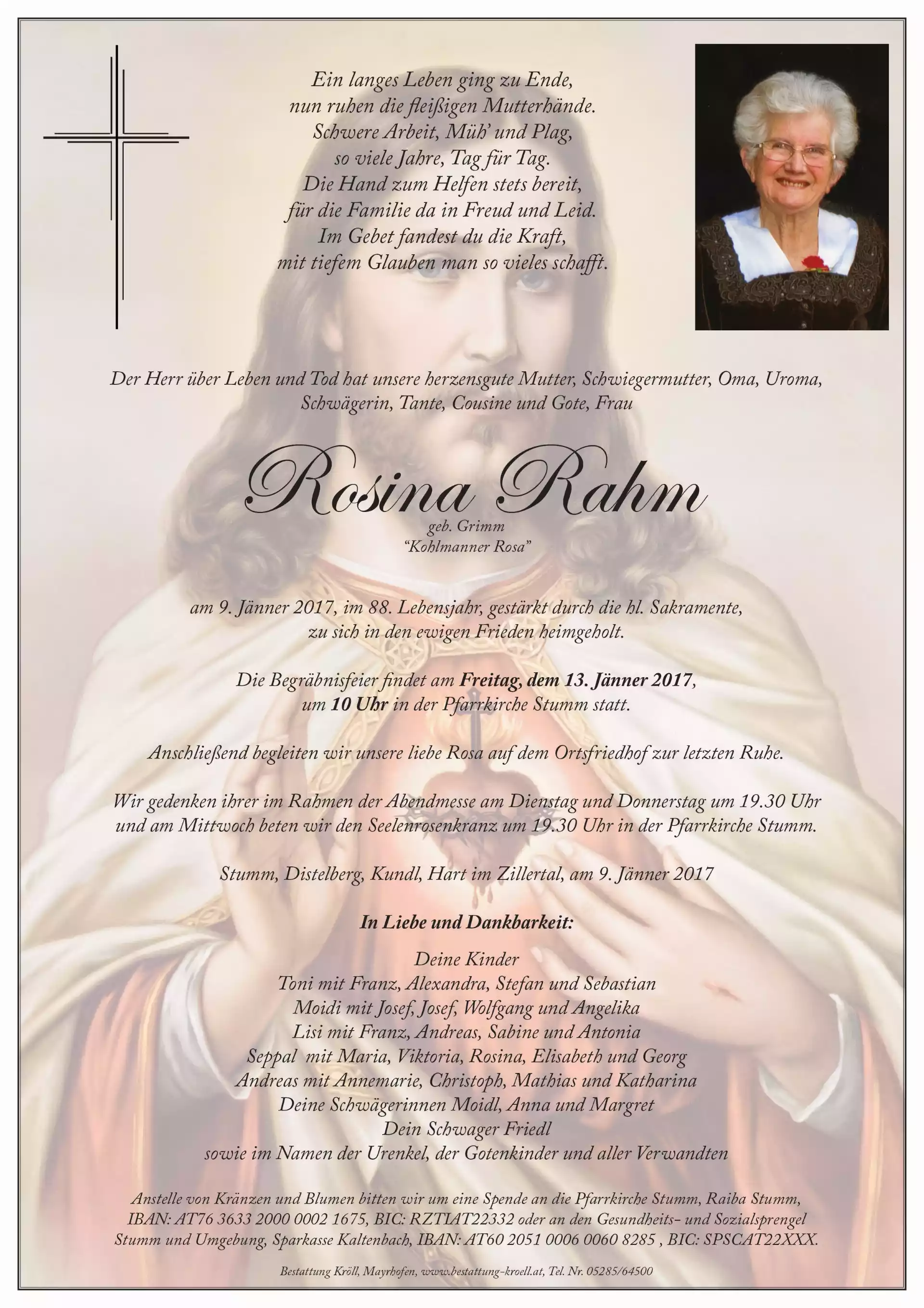 Parte von Rosina Rahm